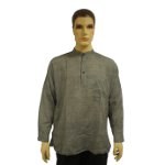 Chemise unie grise