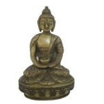 Bouddha bronze Dhyana Mudra