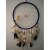 Dream catcher cuir 32 cm violet
