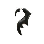 Boucle d'oreille corne primitive