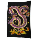 Paréo new dragon violet 2 têtes
