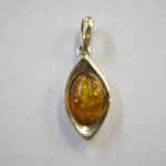 Pendentif Œil ambré