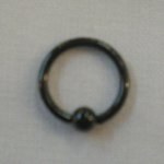 Piercing anneau boule