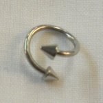 Piercing arcade twist acier