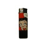 Briquet Betty Boop noir et rouge