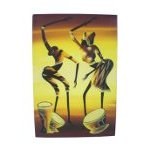 Tableau africain Les musiciens