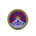 Autocollant Tibet libre rond
