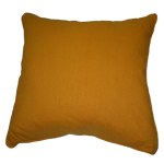 Coussin uni orange