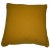 Coussin uni jaune
