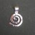 Pendentif spirale martelée