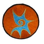 Ecusson tribal spirale