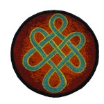 Ecusson noeud infini Tibet