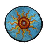 Ecusson miroir soleil 