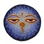 Ecusson les yeux de Bouddha