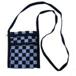 Sac passeport carreaux