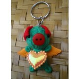 Porte clés piggy  pretty heart