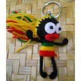 Porte clés poupée rastaman