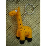 Porte clés Gigi la girafe orange