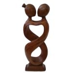 STATUETTE EN BOIS UNION