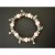 Bracelet perles rose pale et pampilles