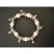 Bracelet perles rose pale et pampilles