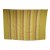 Tenture couverture rayée jaune