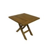 Table pliante carrée