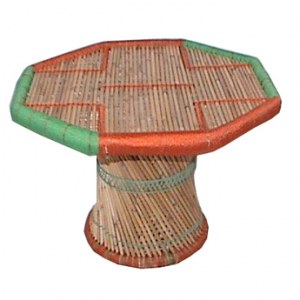 Table Mura PM vert/orange