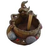 Porte encens druide au puits