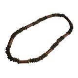 Collier perles en bois Klaten