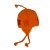 Bonnet péruvien enfant orange à fleurs