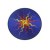 Ecusson miroir soleil cobalt