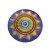 Ecusson mandala lotus bleu