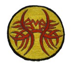 Ecusson tribal abstrait 