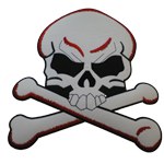 Ecusson skull and bones