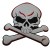 Ecusson skull and bones