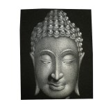 Petit tableau Bouddha céleste gris
