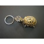 Porte clés tortue bombée