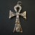 Pendentif croix egyptienne en relief
