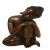 Sculpture de Bouddha tête penchée