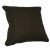 Coussin uni brun foncé