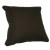 Coussin uni brun foncé