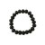 Bracelet perles M noires