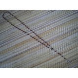 Chapelet acajou perles grain de riz