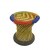 Tabouret népalais coloré 