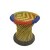 Tabouret népalais coloré 