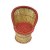 Fauteuil Murra petit rouge