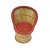 Fauteuil Murra petit rouge