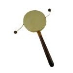 Tambourin bois miel