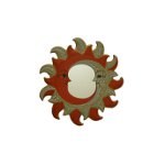 Miroir croissants de lune 